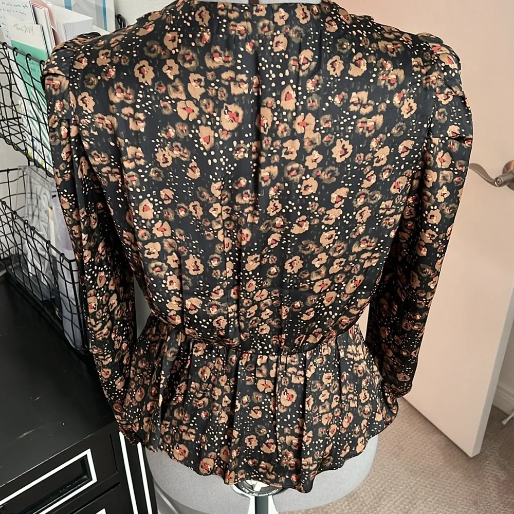 Free People Floral Blouse